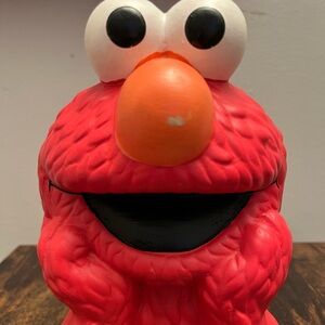 Elmo Piggy Bank Ceramic Kids Room /Elmo’s World/ Kids Bank/ Sesame Street